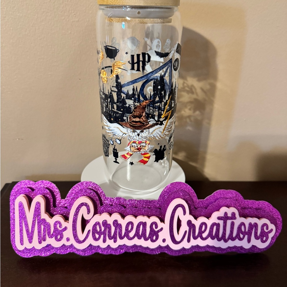 Harry Potter glass cup